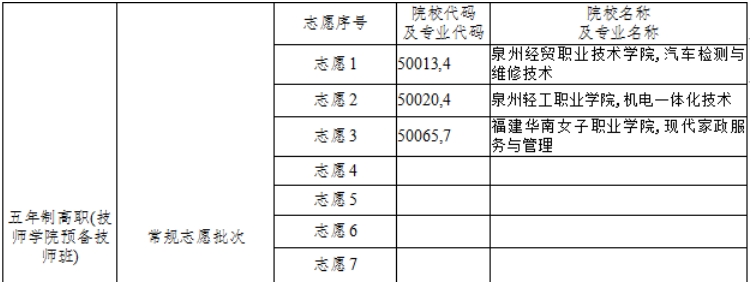 南安市工業學校中職志愿填報步驟是什么？